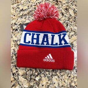 Adidas Red Pom Beanie